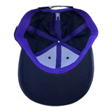 BLACK MESH LEATHER BILL SNAPBACK