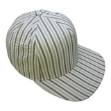 BLUE GREY SEERSUCKER SNAPBACK