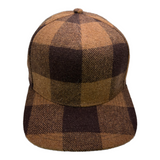 BROWN FLANNEL SNAPBACK