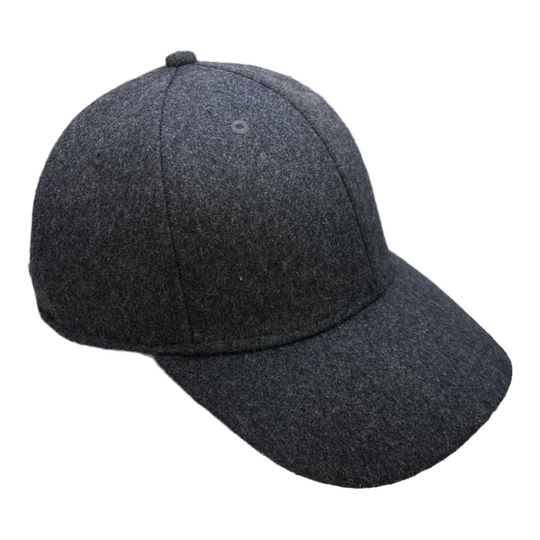 CHARCOAL CASHMERE CAP