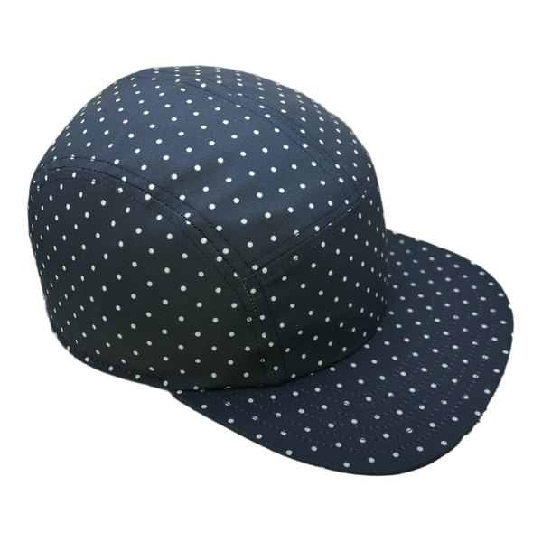 NAVY DOT CAMPER CAP