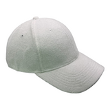 WHITE TERRY CAP