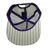 BLUE GREY SEERSUCKER SNAPBACK