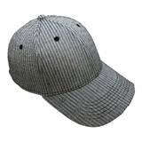 GREY SEERSUCKER CAP