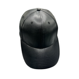 BLACK LEATHER CAP